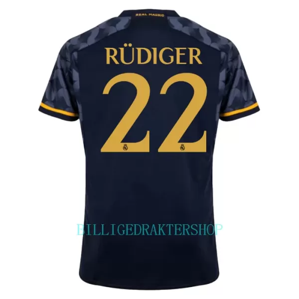 Real Madrid Rudiger 22 Bortetrøye 2023/2024