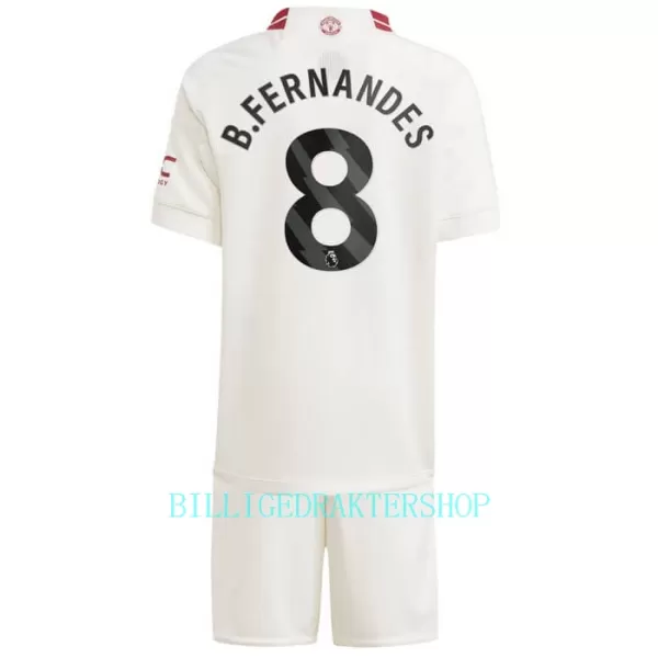 Manchester United Bruno Fernandes 8 Tredjetrøye Barn 2023/2024