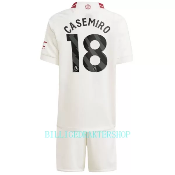 Manchester United Casemiro 18 Tredjetrøye Barn 2023/2024