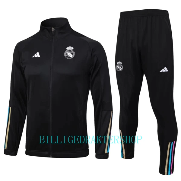 Real Madrid Treningsjakkedresser 2023/2024 Svart