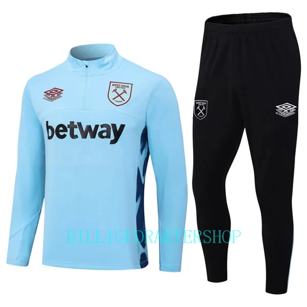 West Ham United Trenings Collegegenser Set 2023/2024 Blå