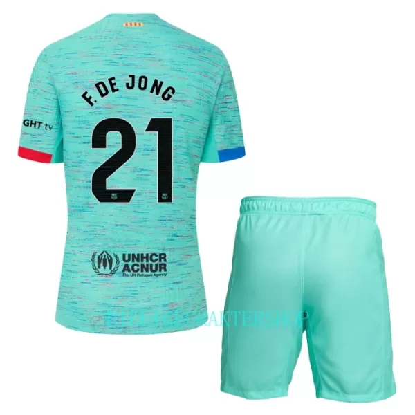 FC Barcelona Frenkie de Jong 21 Tredjetrøye Barn 2023/2024