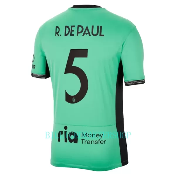 Atlético Madrid Rodrigo de Paul 5 Tredjetrøye 2023/2024