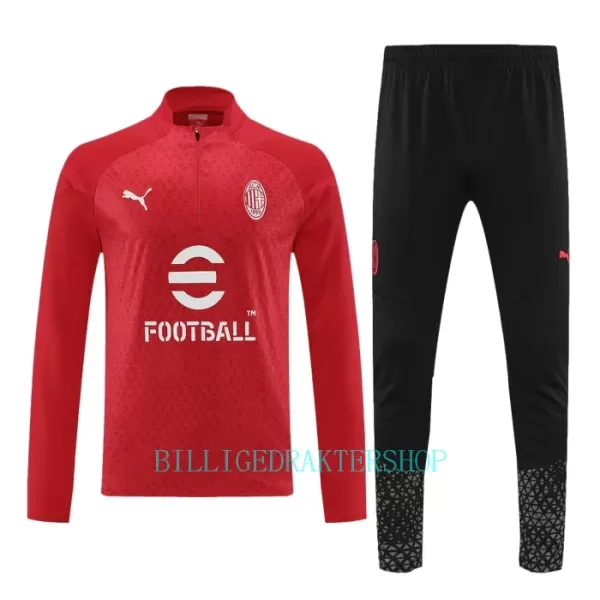 AC Milan Trenings Collegegenser Set 2023/2024 Rød