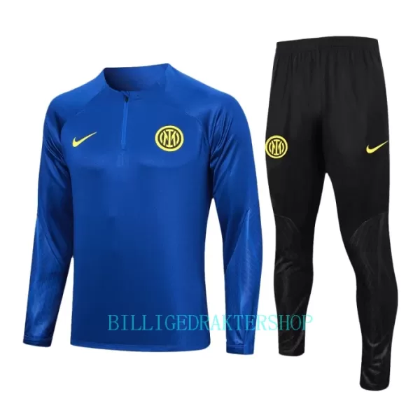 Inter Milan Trenings Collegegenser Set 2023/2024 Blå