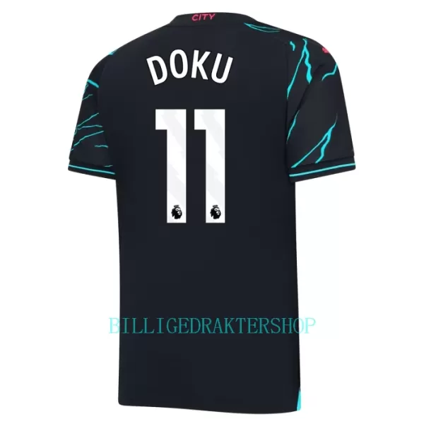 Manchester City Jérémy Doku 11 Tredjetrøye 2023/2024