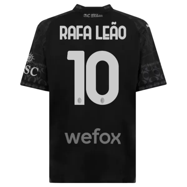 AC Milan Rafael Leão 10 Fjerde trøye 2023/2024 Svart