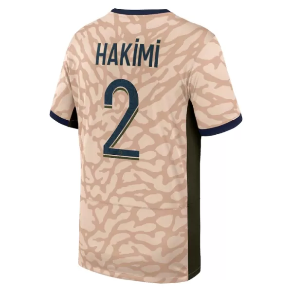 Paris Saint-Germain Achraf Hakimi 2 Fjerde trøye Jordan 2023/2024