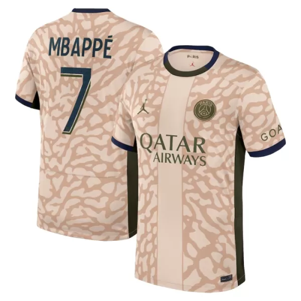 Paris Saint-Germain Kylian Mbappé 7 Fjerde trøye Jordan 2023/2024