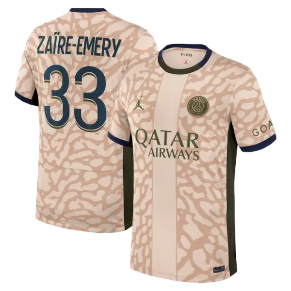 Paris Saint-Germain Zaire-Emery 33 Fjerde trøye Jordan 2023/2024