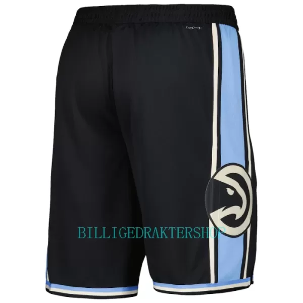 Atlanta Hawks NBA Shorts City Edition Swingman Svart