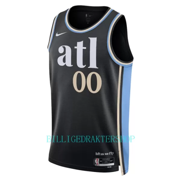 Atlanta Hawks Trøye City Edition 2023/2024 Swingman Svart