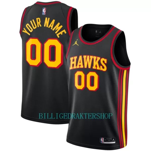 Atlanta Hawks Trøye Statement Edition 2023/2024 Swingman Svart