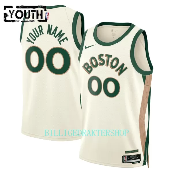 Boston Celtics Trøye Barn City Edition 2023/2024 Swingman Hvit