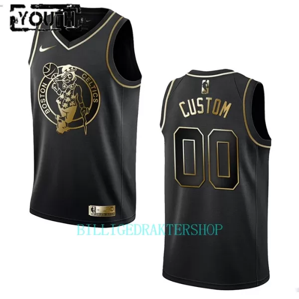 Boston Celtics Trøye Barn Golden Edition Swingman Svart