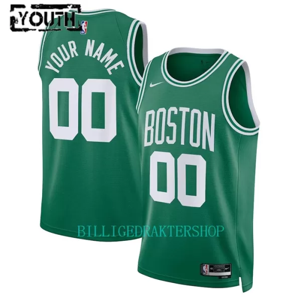 Grønn Boston Celtics Trøye Barn Icon Edition 2023/2024 Swingman