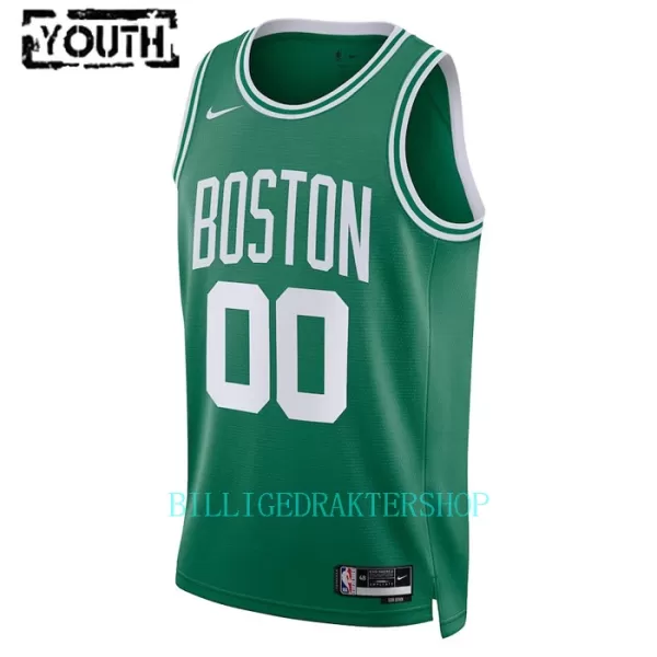 Grønn Boston Celtics Trøye Barn Icon Edition 2023/2024 Swingman