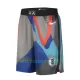 Brooklyn Nets NBA Shorts City Edition Swingman Svart