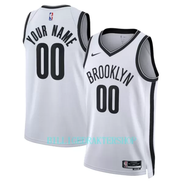 Brooklyn Nets Trøye Association Edition 2023/2024 Swingman Hvit