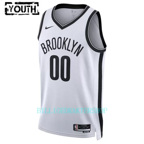 Brooklyn Nets Trøye Barn Association Edition 2023/2024 Swingman Hvit