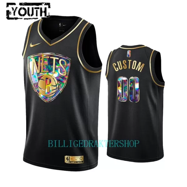 Brooklyn Nets Trøye Barn Diamond Edition Swingman Svart