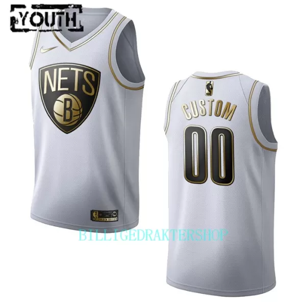 Brooklyn Nets Trøye Barn Golden Edition Swingman Hvit