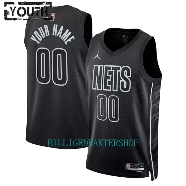 Brooklyn Nets Trøye Barn Statement Edition 2023/2024 Swingman Svart