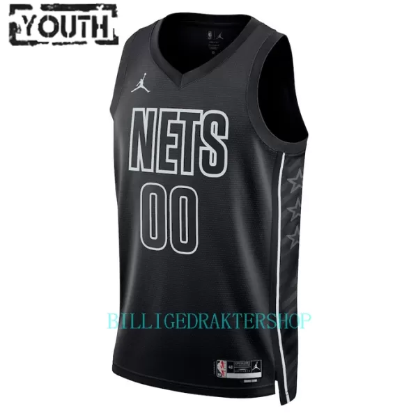 Brooklyn Nets Trøye Barn Statement Edition 2023/2024 Swingman Svart