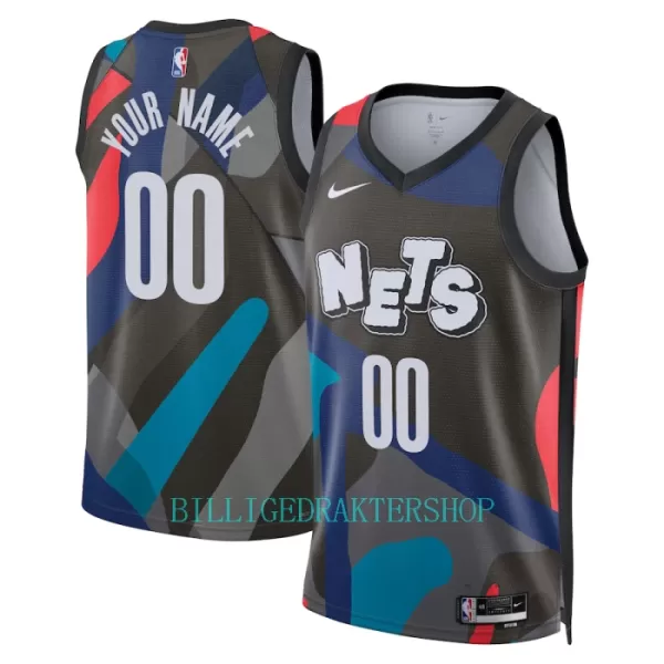 Brooklyn Nets Trøye City Edition 2023/2024 Swingman Svart