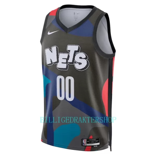 Brooklyn Nets Trøye City Edition 2023/2024 Swingman Svart