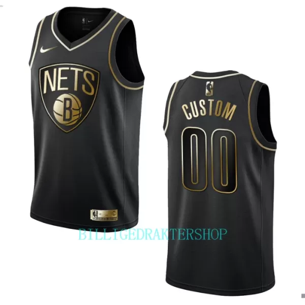 Brooklyn Nets Trøye Golden Edition Swingman Svart