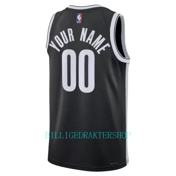 Brooklyn Nets Trøye Icon Edition 2023/2024 Swingman Svart