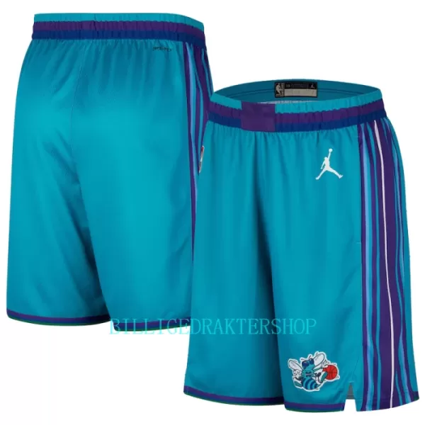 Charlotte Hornets NBA Shorts Classic Edition Swingman Blågrønn