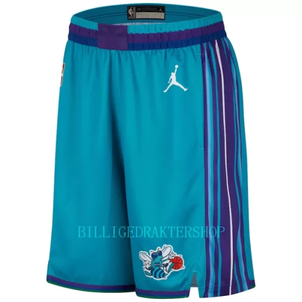 Charlotte Hornets NBA Shorts Classic Edition Swingman Blågrønn