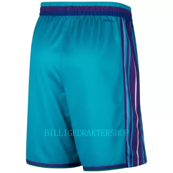 Charlotte Hornets NBA Shorts Classic Edition Swingman Blågrønn