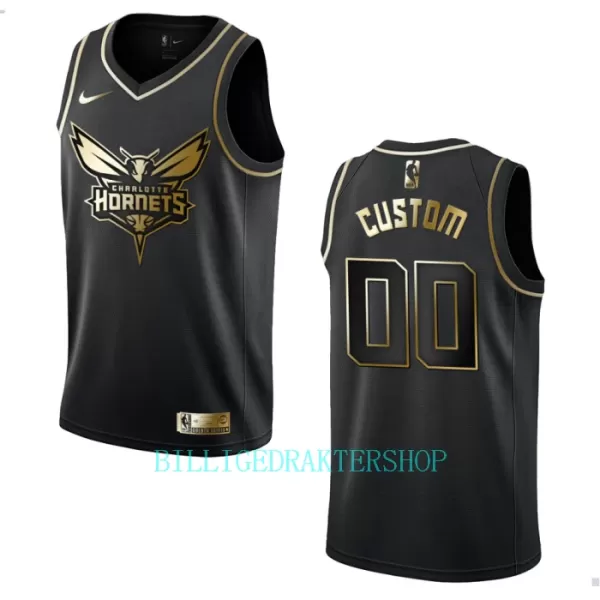 Charlotte Hornets Trøye Golden Edition Swingman Svart