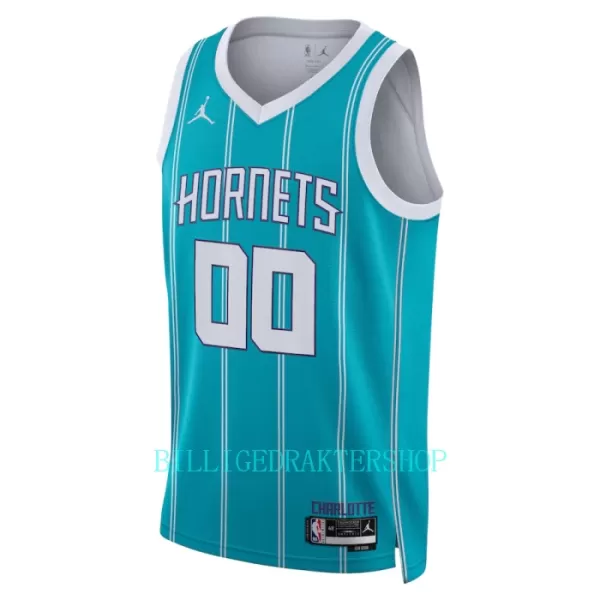 Charlotte Hornets Trøye Icon Edition 2023/2024 Swingman Blågrønn