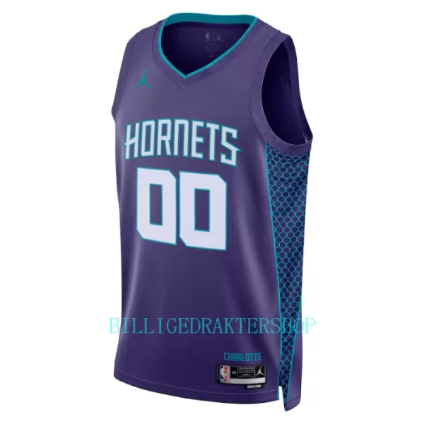 Charlotte Hornets Trøye Statement Edition 2023/2024 Swingman Lilla