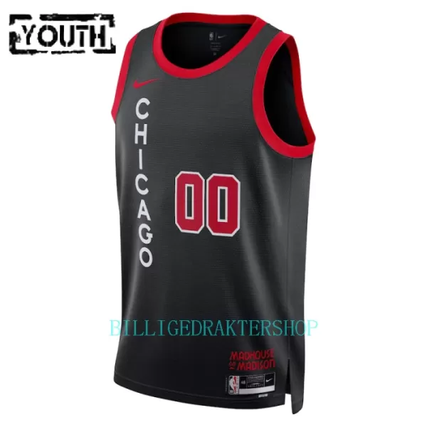 Chicago Bulls Trøye Barn City Edition 2023/2024 Swingman Svart