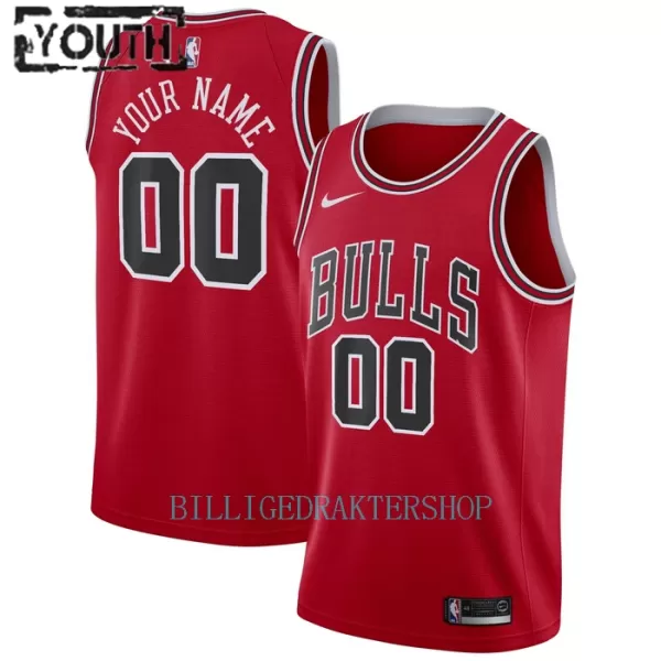 Chicago Bulls Trøye Barn Icon Edition 2023/2024 Swingman Rød