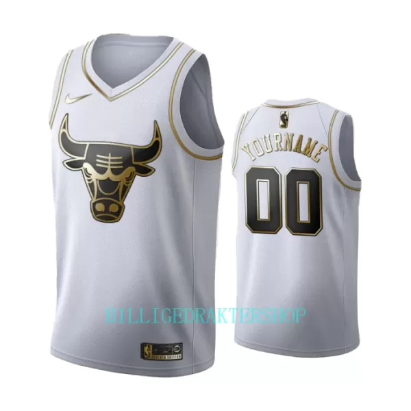 Chicago Bulls Trøye Golden Edition Swingman Hvit