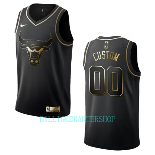 Chicago Bulls Trøye Golden Edition Swingman Svart