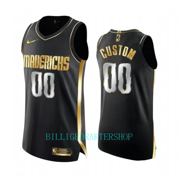 Limited Dallas Mavericks Trøye Golden Edition Swingman Svart