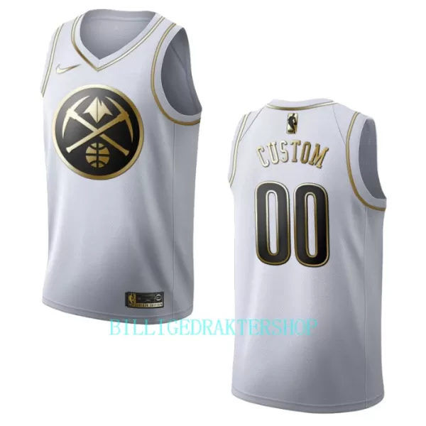 Limited Denver Nuggets Trøye Golden Edition Swingman Hvit