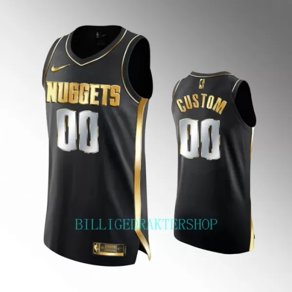 Limited Denver Nuggets Trøye Golden Edition Swingman Svart