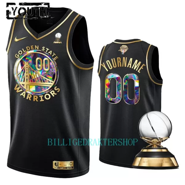 Golden State Warriors Trøye Barn Diamond Edition Swingman Svart