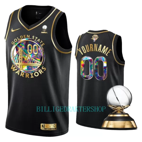 Golden State Warriors Trøye Diamond Edition Swingman Svart