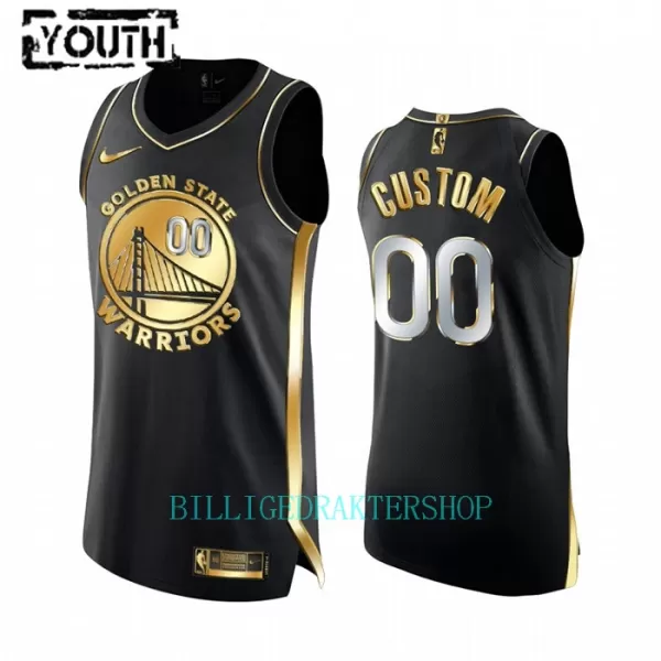 Limited Golden State Warriors Trøye Barn Golden Edition Swingman Svart