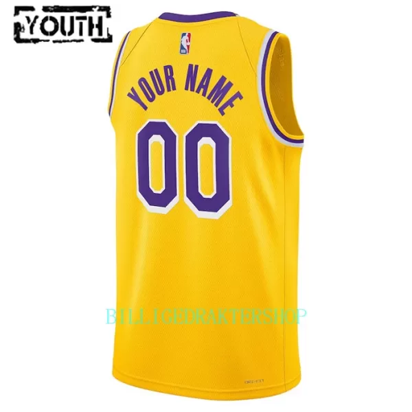 Los Angeles Lakers Trøye Barn Icon Edition 2023/2024 Swingman Gul