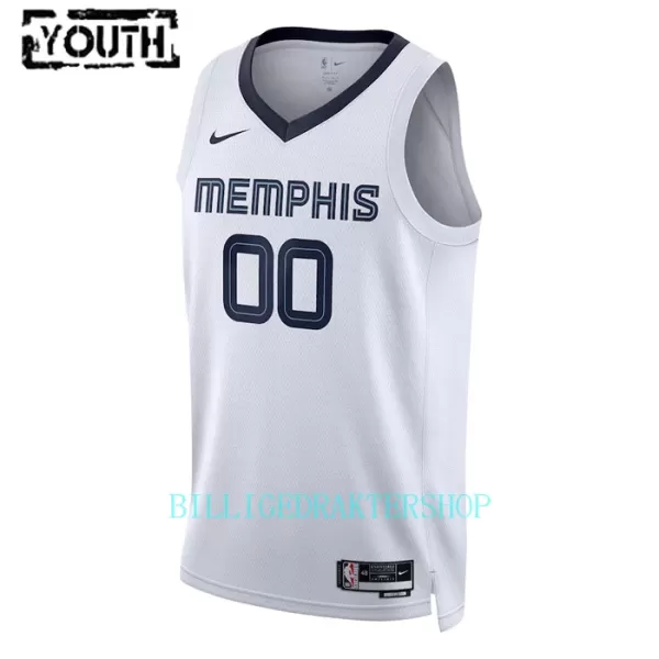 Memphis Grizzlies Trøye Barn Association Edition 2023/2024 Swingman Hvit